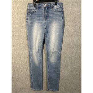 Old Navy Womens Jeans Size 6 Pop Icon Skinny High Rise Secret Slim Pockets Blue